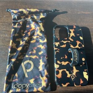 Loopy Case iPhone 13 mini case Tortoise EUC